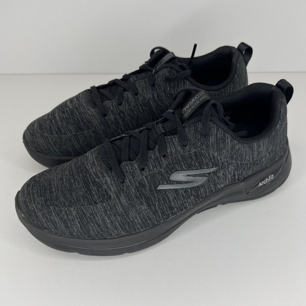 Skechers Go Walk Air Cooled Black/Gray Sneakers Women's Size 9.5 Shoes